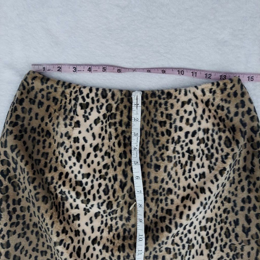 Vintage 90s Y2K Georgiou Studio Animal Print Skirt - Picture 9 of 14